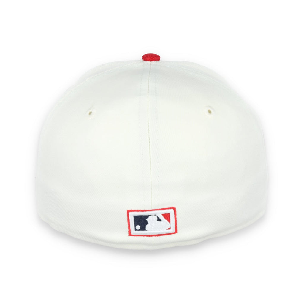New Era California Angeles 35th Anniversary Patch 59FIFTY Fitted Ivory Hat product image 5, provided for visual reference