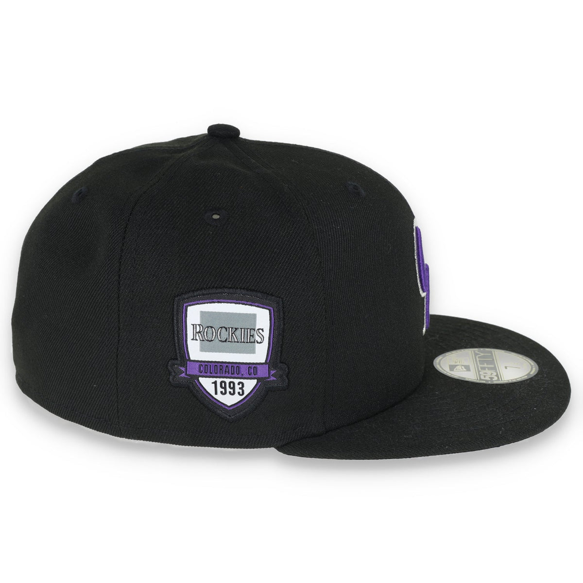 New Era Colorado Rookies Inaugural Season Patch 59Fifty Fitted Hat product image 4, provided for visual reference and
