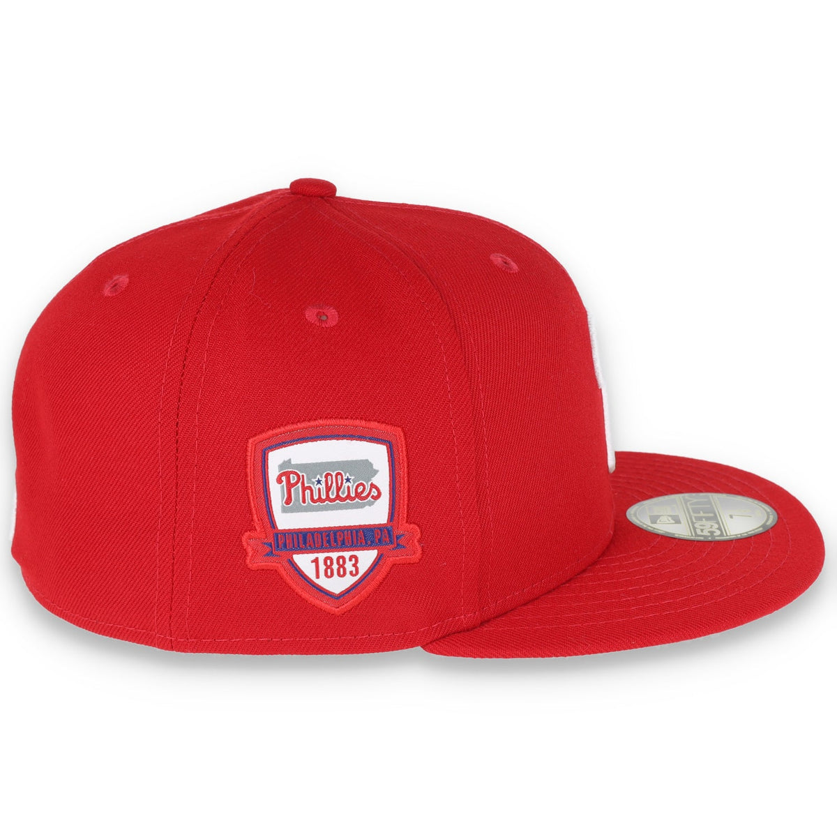 New Era Philadelphia Phillies Inaugural Season Patch 59Fifty Fitted Hat product image 4, provided for visual reference and