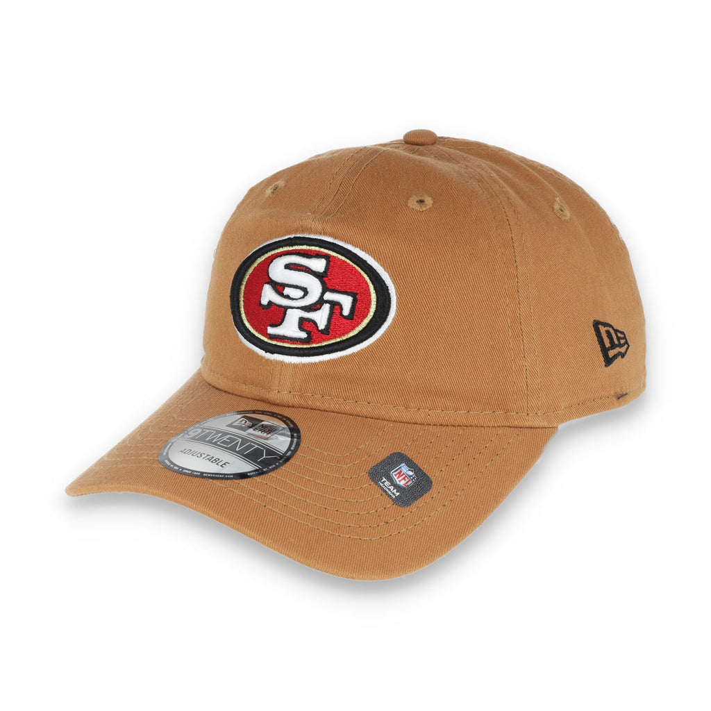 New Era San Francisco 49ers Core Classic 2.0 9TWENTY Adjustable Hat-Khaki product image 3, provided for visual reference and