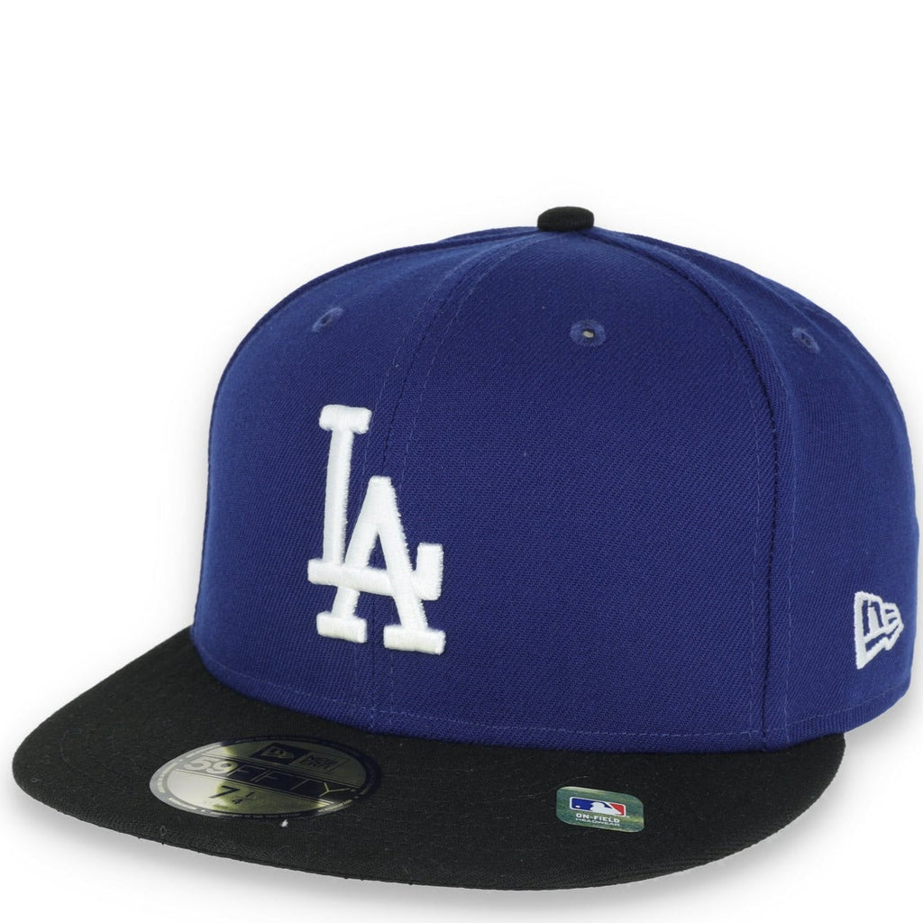 New Era Authentic Los Angeles Dodgers City Connect 59FIFTY Fitted Hat - Blue/Black product image 2, provided for visual