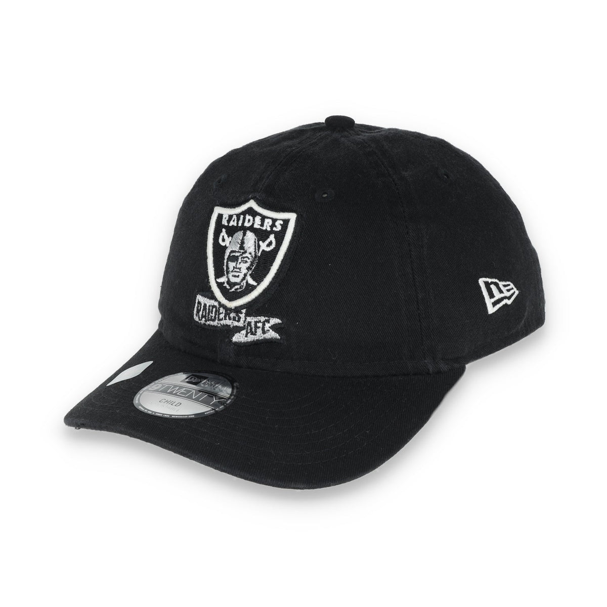 New Era Youth Las Vegas Raiders On-Field 9Twenty Adjustable Hat product image 3, provided for visual reference and product