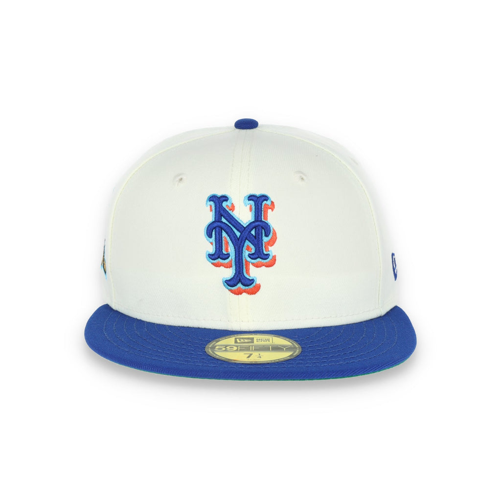New Era New York Mets 40th Anniversary Patch 59FIFTY Fitted Ivory Hat product image 2, provided for visual reference and
