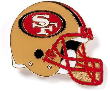 San Francisco 49Ers Helmet Pin product image 1, provided for visual reference and product detail review