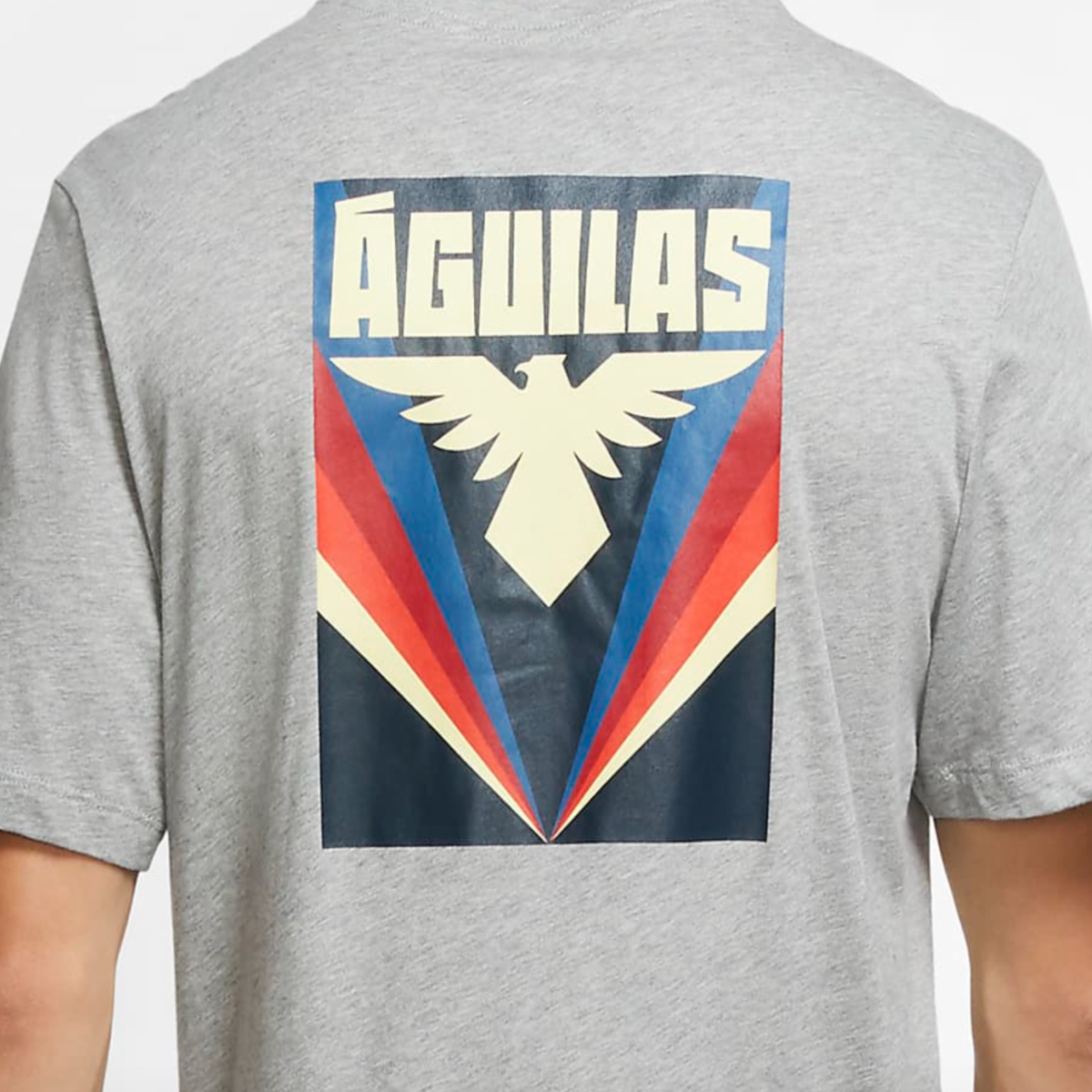 Nike Club America Aguilas T-Shirt-Dark Grey product image 2, provided for visual reference and product detail review