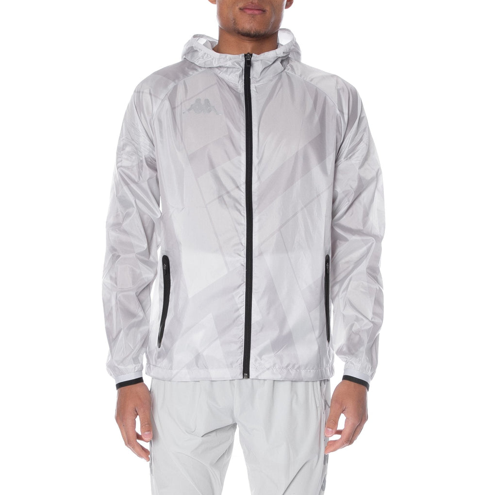 Kappa Kombat Bimy Active Jacket- Grey product image 1, provided for visual reference and product detail review
