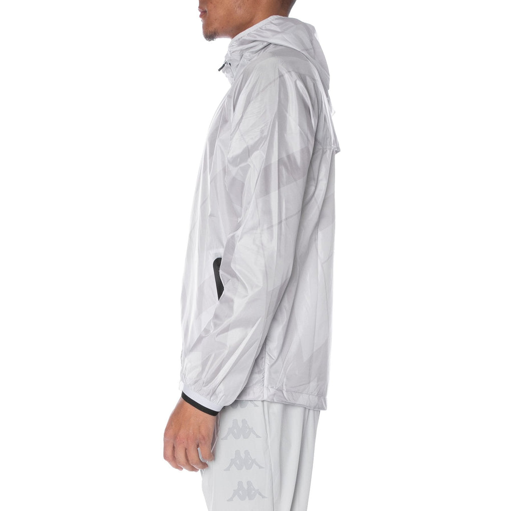 Kappa Kombat Bimy Active Jacket- Grey product image 2, provided for visual reference and product detail review