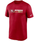 Nike San Francisco 49ers Fan Gear Team Conference Legend Performance T-Shirt - Scarlet product image 1, provided for visual