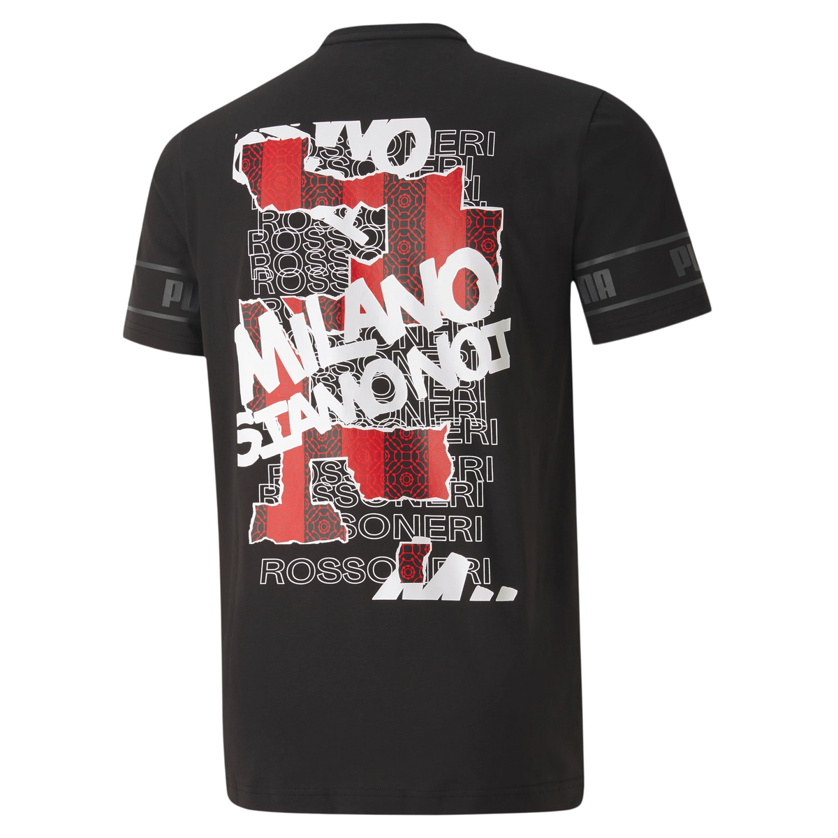 PUMA AC MILAN FTBL CULTURE T-Shirt II-BLACK product image 2, provided for visual reference and product detail review
