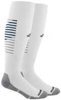 Adidas Team Speed Ii Sock White/Navy product image 1, provided for visual reference and product detail review
