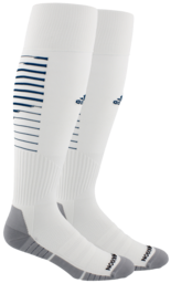 Adidas Team Speed Ii Sock White/Navy product image 1, provided for visual reference and product detail review