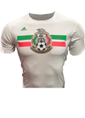 Adidas Mexico Stripped And Crest Logo T-Shirt product image 1, provided for visual reference and product detail review