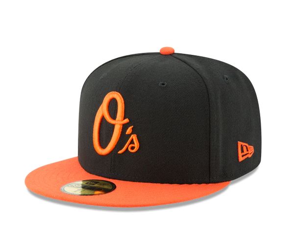 Baltimore Orioles New Era Alternative Authentic Collection 59Fifty Fitted-On-Field Collection Black/Orange product image 1,