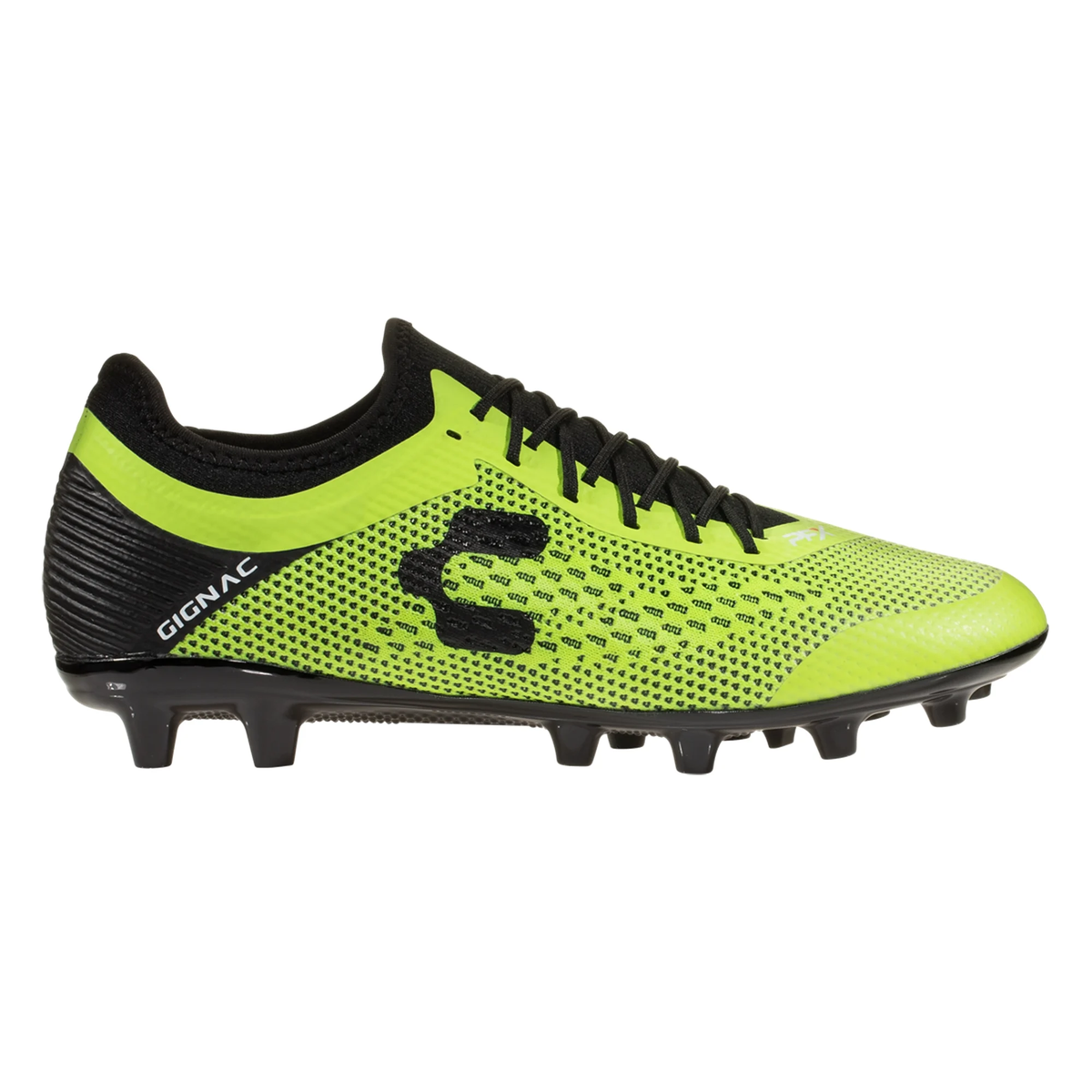 Charly PFX Gignac FG Soccer Cleat - Neon Yellow product image 1, provided for visual reference and product detail review