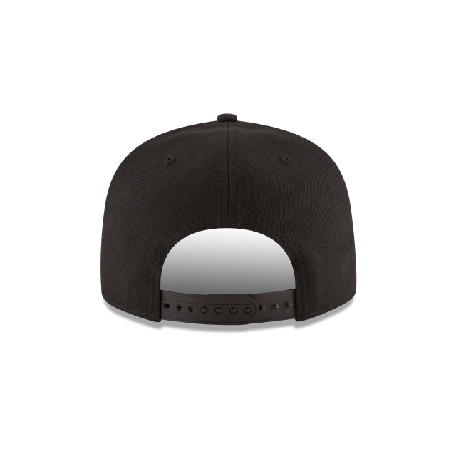 CHICAGO BULLS NEW ERA 2TONE BASICS BLACK ON WHITE 9FIFTY Snapback product image 6, provided for visual reference and product