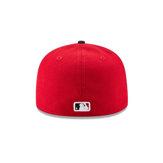 Cincinnati Reds New Era Road Authentic Collection 59Fifty Fitted-On-Field Collection-Red/Black product image 5, provided for