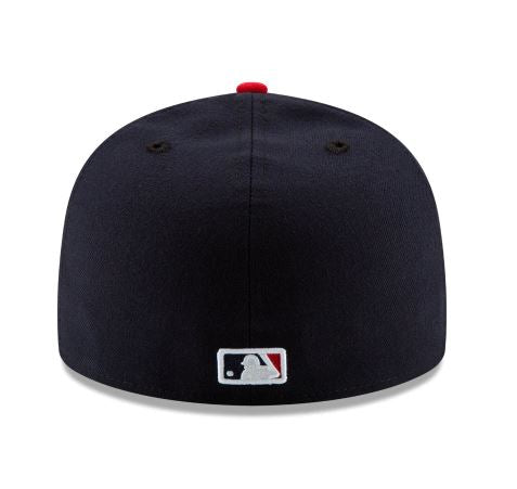 Cleveland Indians New Era Home Authentic Collection 59Fifty Fitted-On-Field Collection-Navy/Red product image 4, provided