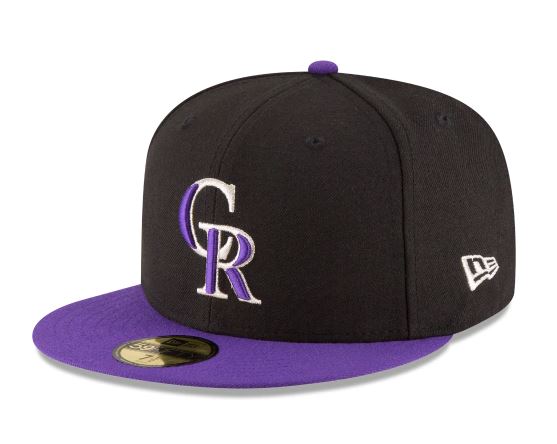 New Era Colorado Rockies Home Authentic Collection 59fifty Fitted On Field Collection-Black product image 1, provided for