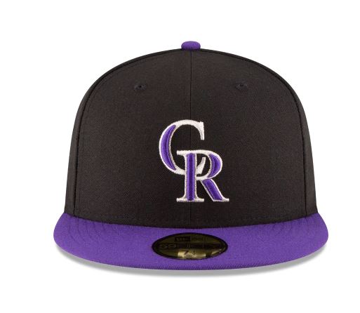 New Era Colorado Rockies Home Authentic Collection 59fifty Fitted On Field Collection-Black product image 2, provided for