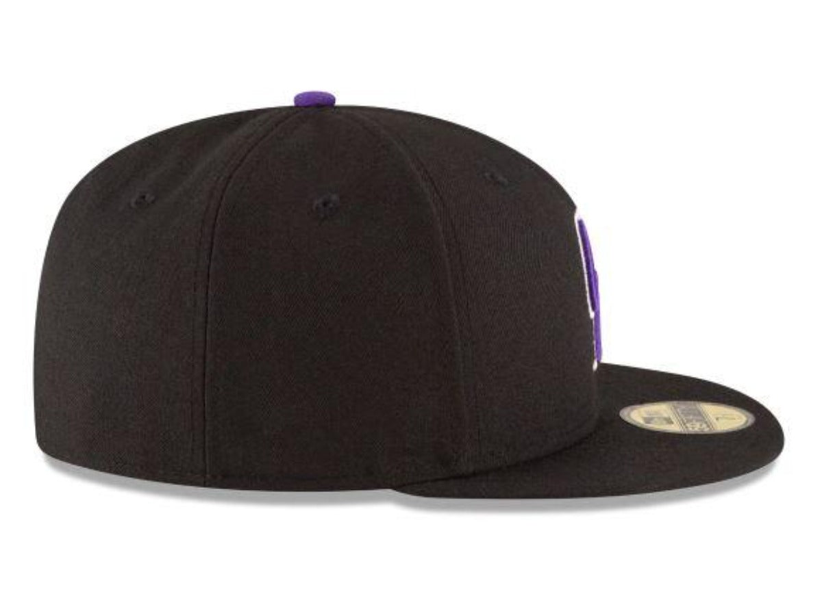 Colorado Rockies Home New Era Home Authentic Collection 59Fifty Fitted-On-Field Collection-Black product image 6, provided
