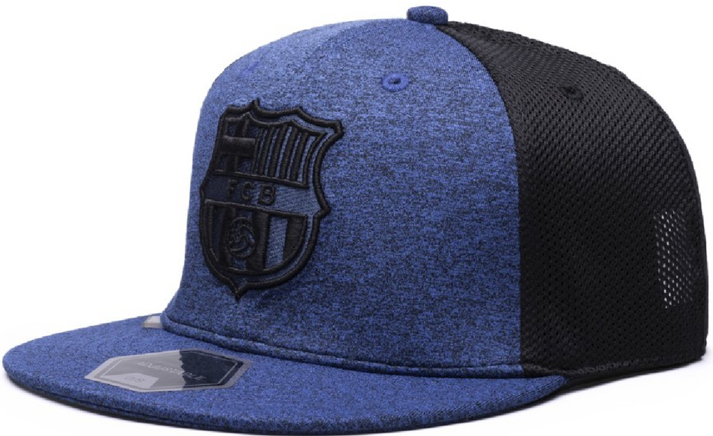 FI COLLECTIONS BARCELONA DRIBBLING Snapback HAT-NAVY/BLACK product image 3, provided for visual reference and product detail