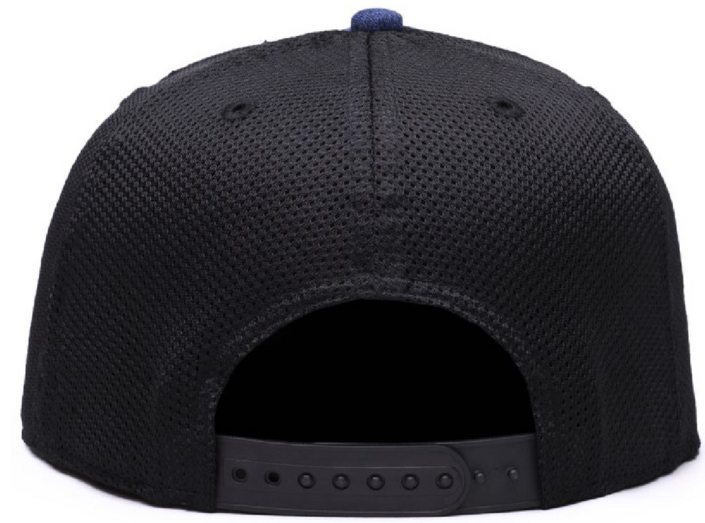 FI COLLECTIONS BARCELONA DRIBBLING Snapback HAT-NAVY/BLACK product image 4, provided for visual reference and product detail