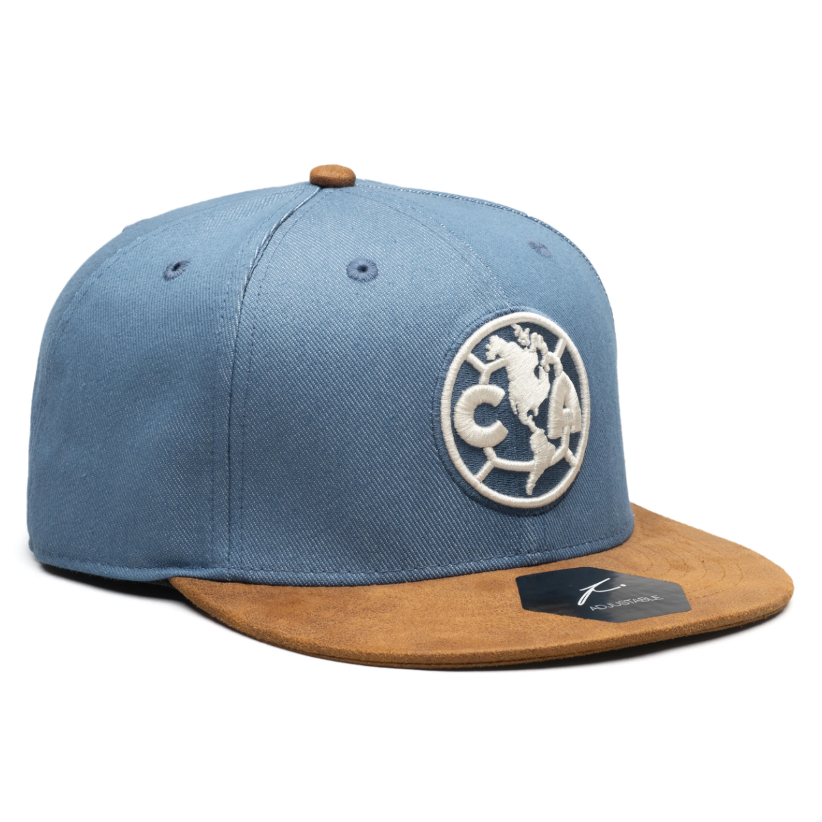 Fi Collections Club America Orion Snapback-Blue/Brown product image 3, provided for visual reference and product detail