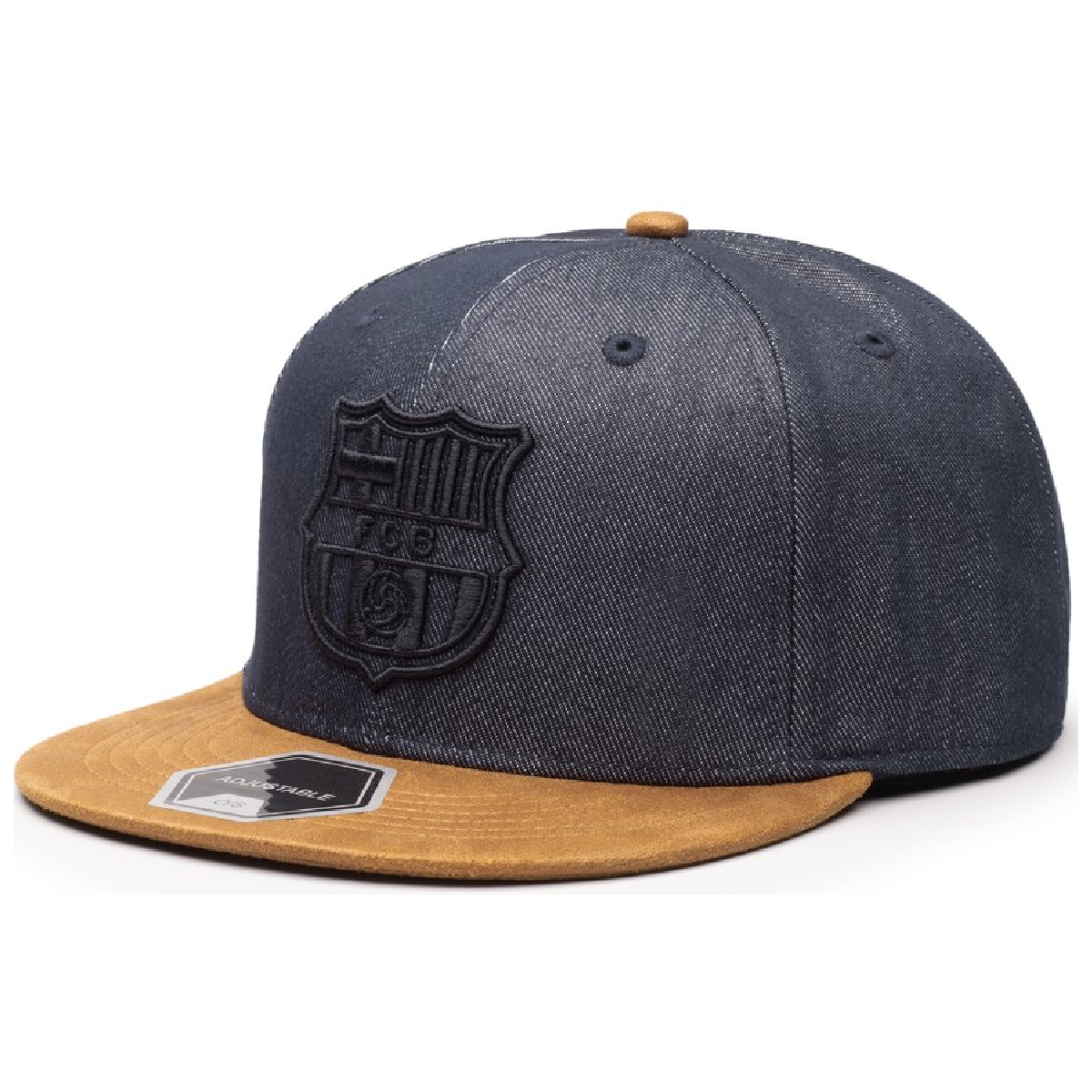 Fi Collections FC Barcelona Orion Snapback-Blue/Brown product image 2, provided for visual reference and product detail