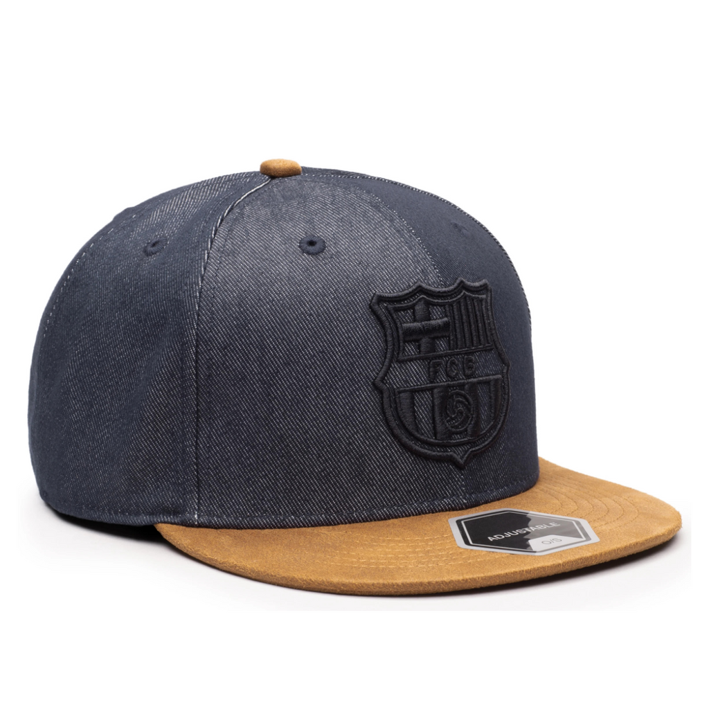 Fi Collections FC Barcelona Orion Snapback-Blue/Brown product image 3, provided for visual reference and product detail