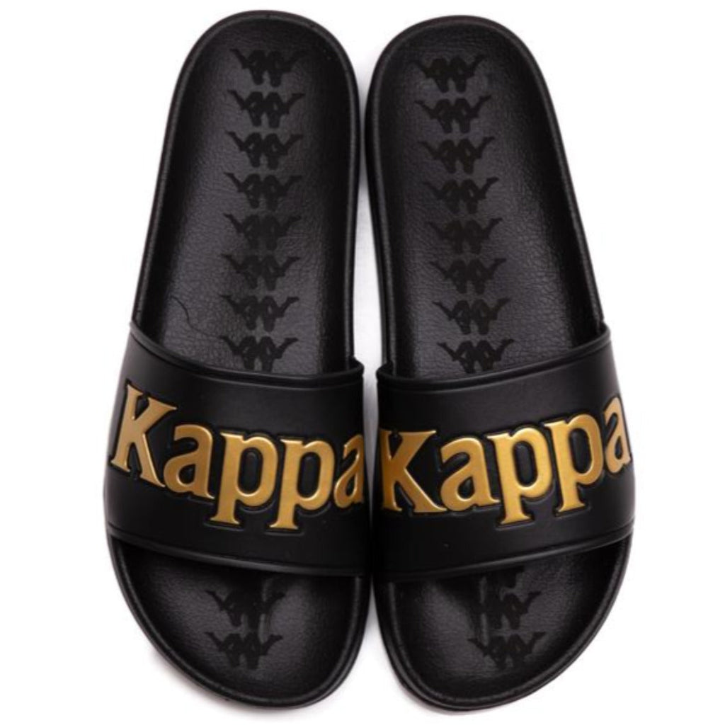 Kappa 222 Banda Adam 9 Slides - Black Yellow Gold product image 2, provided for visual reference and product detail review
