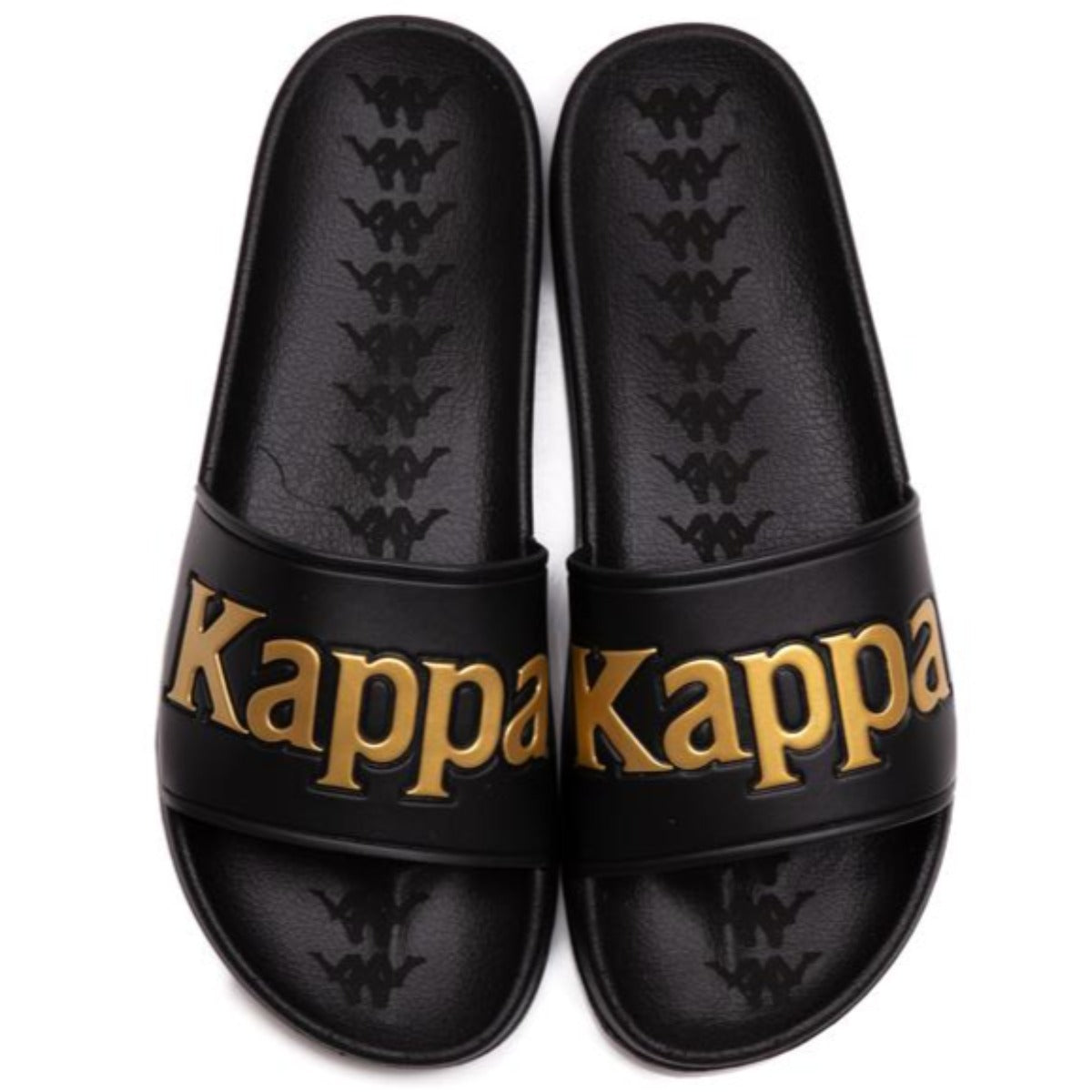 Kappa 222 Banda Adam 9 Slides - Black Yellow Gold product image 2, provided for visual reference and product detail review
