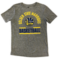 Youth NBA Golden State Warriors Heather Grey T Shirt product image 1, provided for visual reference and product detail review