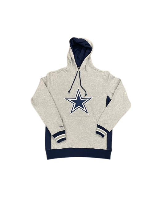 Mitchell & Ness Dallas Cowboys Pinnacle Heavyweight Fleece Hoody product image 1, provided for visual reference and product