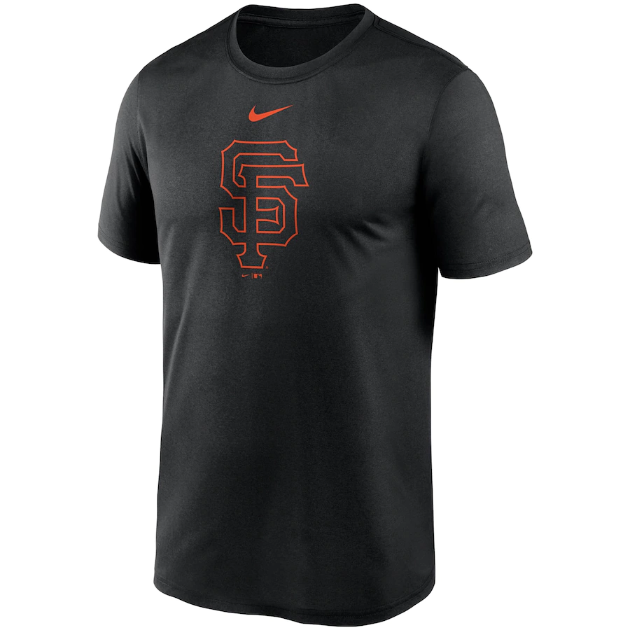 Nike Men San Francisco Giants Team Large Logo Legend Performance T-Shirt - Black product image 1, provided for visual