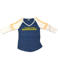Golden State Warriors New Era Royal Tri-Blend Jersey 3/4-Sleeve T-Shirt for Women product image 1, provided for visual