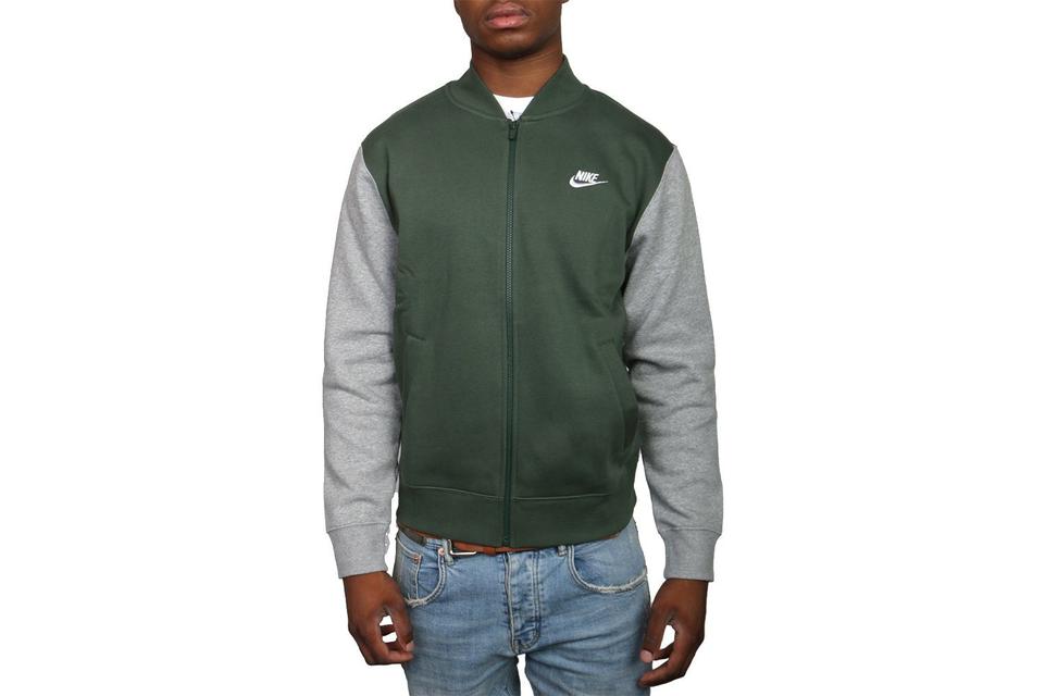 Nike Sportswear Bomber Jacket- Green/Grey product image 1, provided for visual reference and product detail review