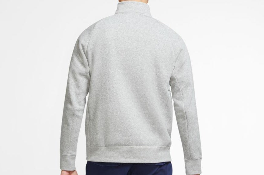 Nike Men Liverpool FC Men 1/2-Zip Mock-Neck Soccer Top-Grey product image 3, provided for visual reference and product