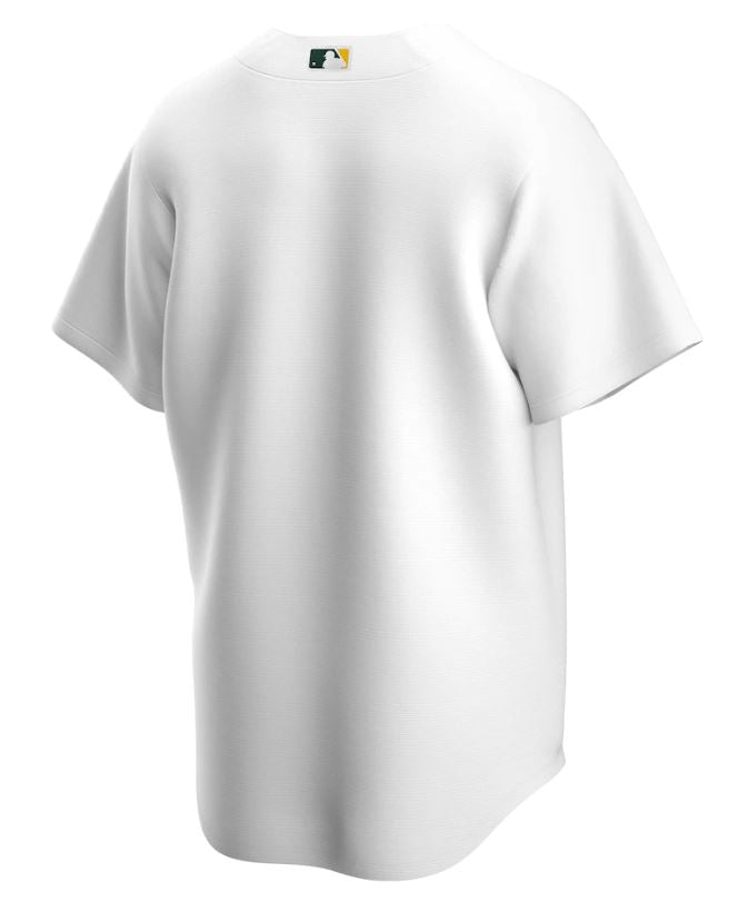 Nike Men Oakland Athletics Home Replica Team Jersey 2020 - White product image 2, provided for visual reference and product