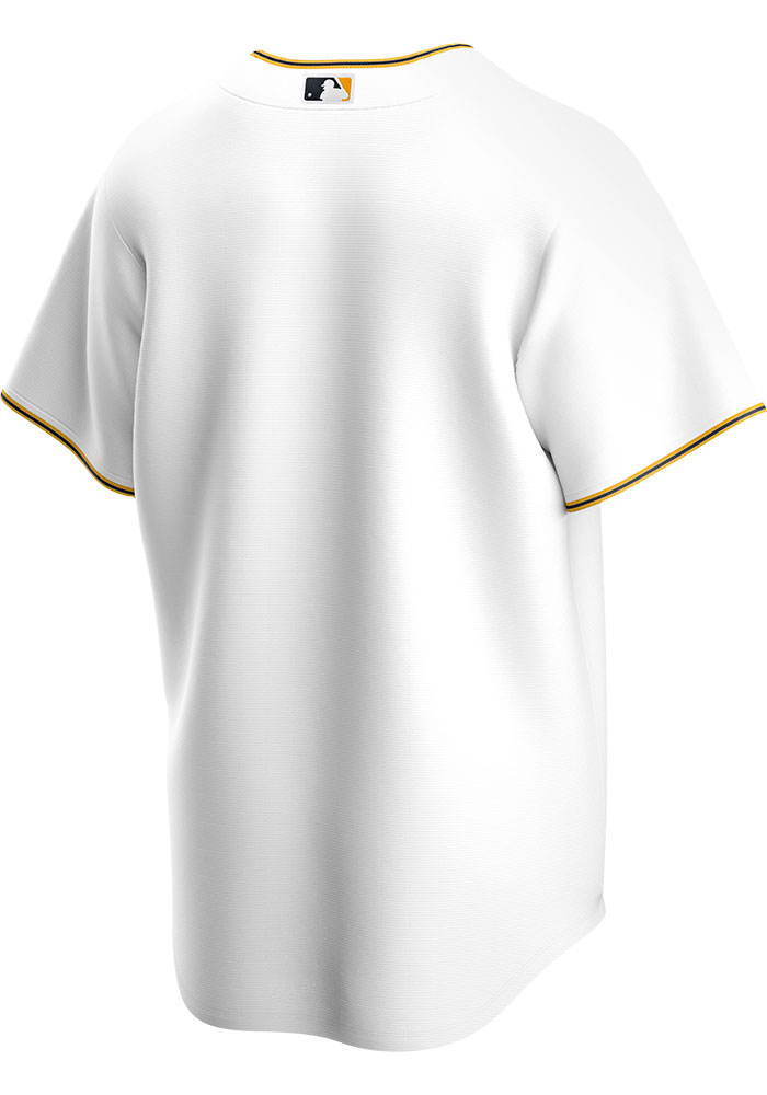 Nike Men Pittsburgh Pirates White Home 2020 Replica Team Jersey product image 2, provided for visual reference and product