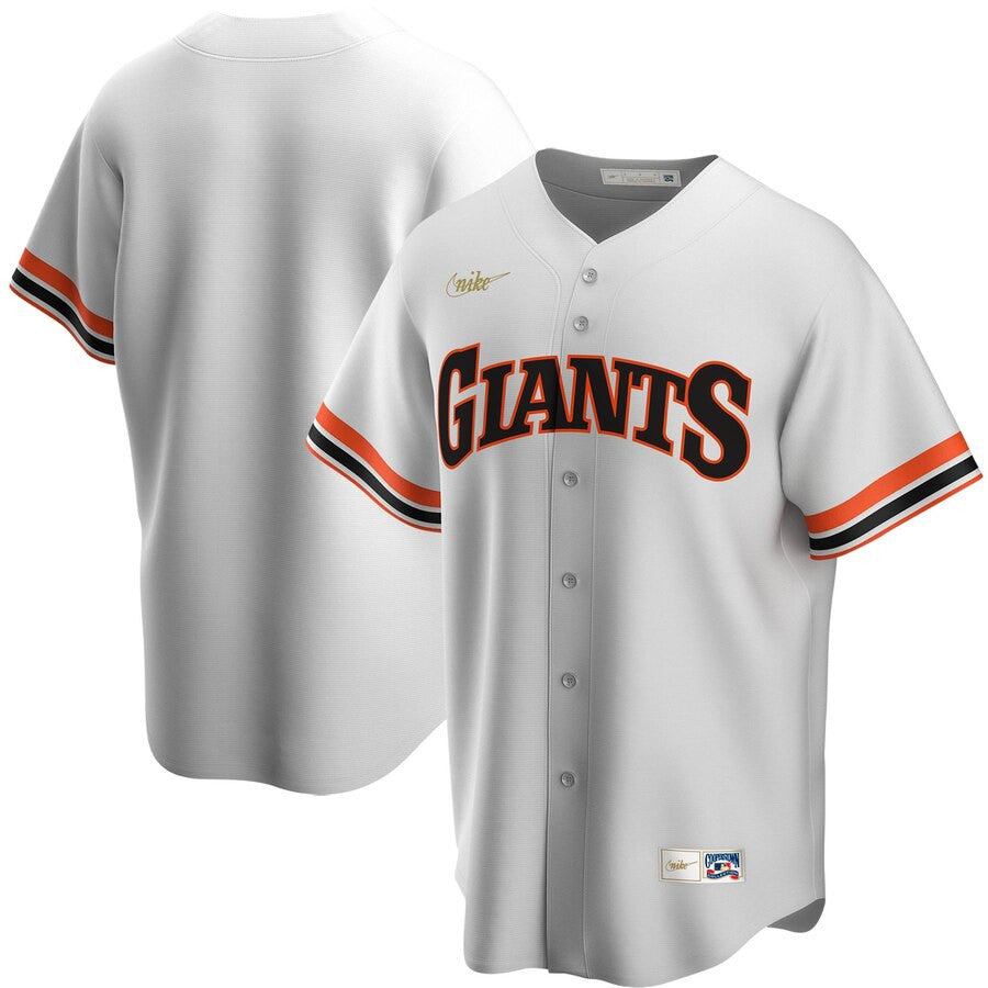 Nike Mens San Francisco Giants White Home 2020 Cooperstown Collection Team Jersey product image 1, provided for visual