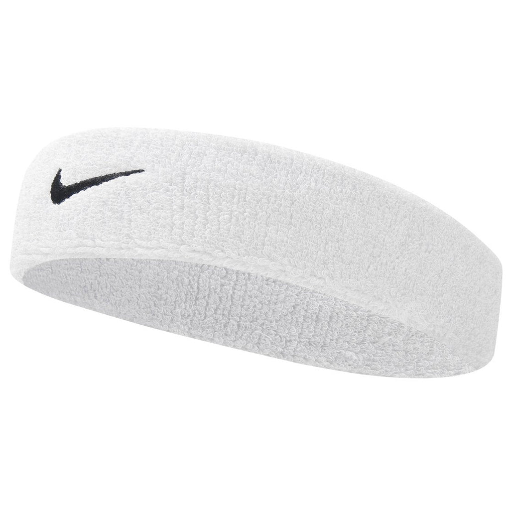 Nike Swoosh Headband - White product image 1, provided for visual reference and product detail review