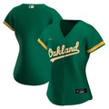 Nike Women Oakland Athletics Kelly Green Alternate 2020 Replica Team Jersey product image 1, provided for visual reference