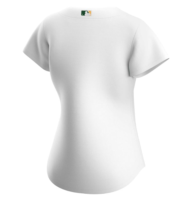 Nike Women Oakland Athletics White Home 2020 Replica Team Jersey product image 3, provided for visual reference and product