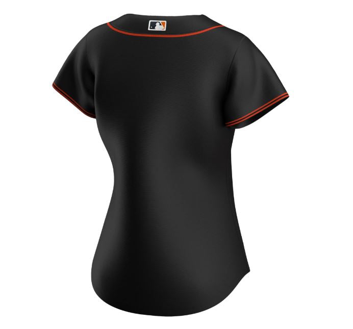 Nike Women San Francisco Giants Black Alternate 2020 Replica Team Jersey product image 3, provided for visual reference and