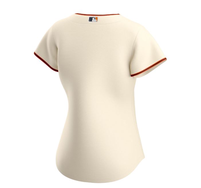 Nike Women San Francisco Giants Cream Home 2020 Replica Team Jersey product image 2, provided for visual reference and