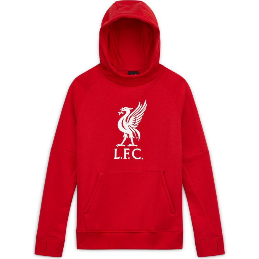 Nike Youth Liverpool F.C Fleece Pullover Soccer Hoodie product image 1, provided for visual reference and product detail