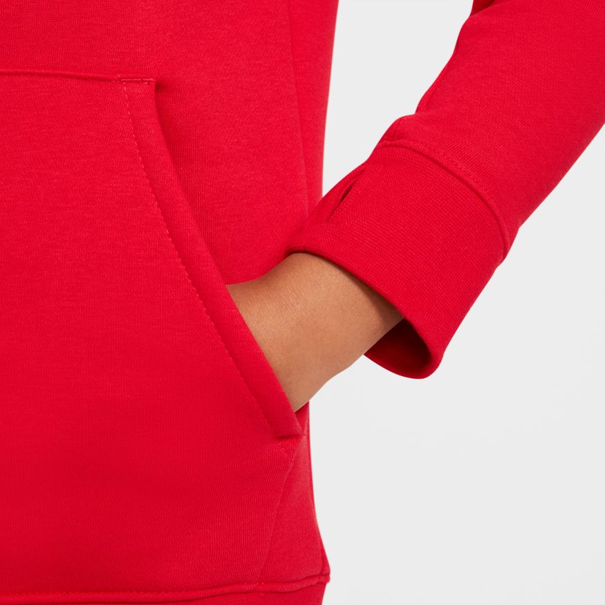 Nike Youth Liverpool F.C Fleece Pullover Soccer Hoodie product image 2, provided for visual reference and product detail