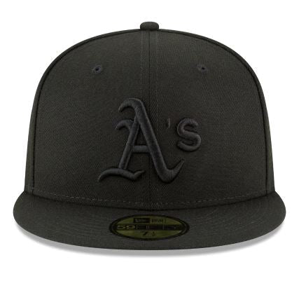 Oakland Athletics New Era Basic Collection Fitted 59Fifty-Black product image 3, provided for visual reference and product