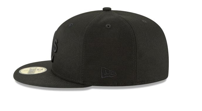 Oakland Athletics New Era Basic Collection Fitted 59Fifty-Black product image 4, provided for visual reference and product