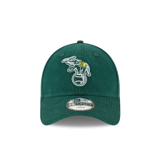 Oakland Athletics New Era Men 49FORTY Fitted Hat- green product image 2, provided for visual reference and product detail